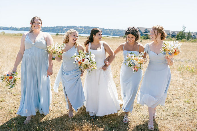 Floral Chuppah & Cake Meadow at Semiahmoo Resort Wedding