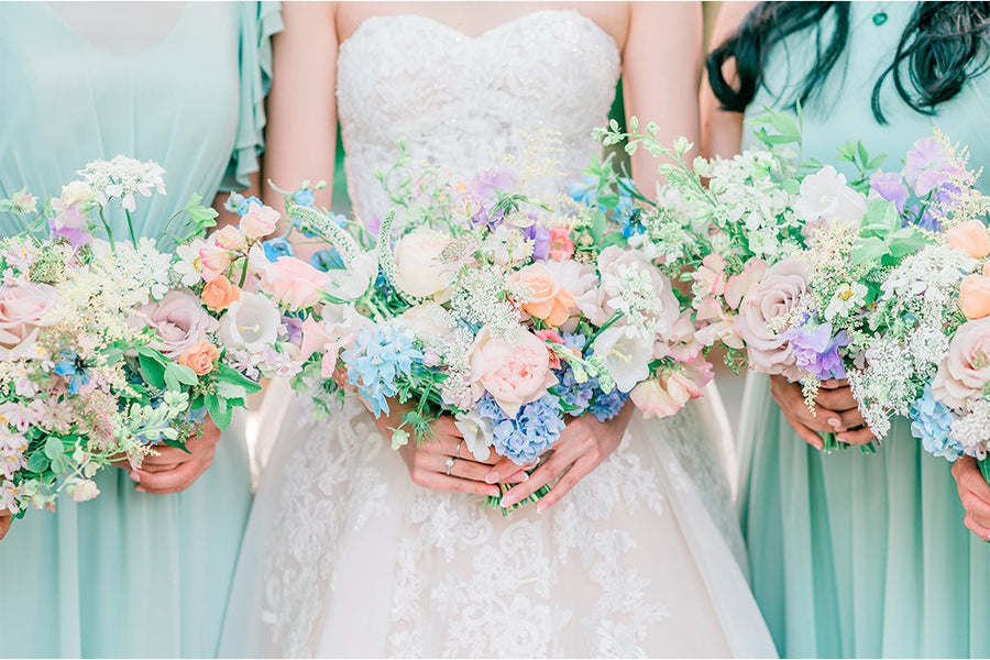 Lush Early Summer Wedding Florals at Lairmont Manor