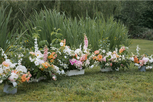 English Cottage Garden Wedding in late spring