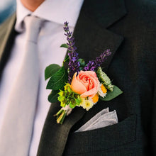 Load image into Gallery viewer, Boutonnière (pin-on, magnet, and pocket styles)