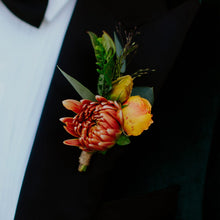 Load image into Gallery viewer, Boutonnière (pin-on, magnet, and pocket styles)