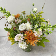 Load image into Gallery viewer, Autumn floral arrangement from local florist in Bellingham, WA