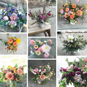 The variety of seasonal flowers is the most exciting part of seasonal arrangements.