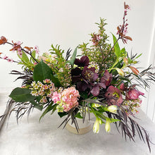 Load image into Gallery viewer, wintery floral arrangement with seasonal flowers for Valentines Day